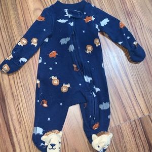 newborn navy blue onesie